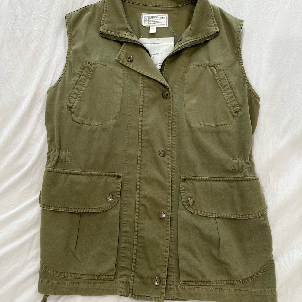 Current/Elliott Olive Military Vest